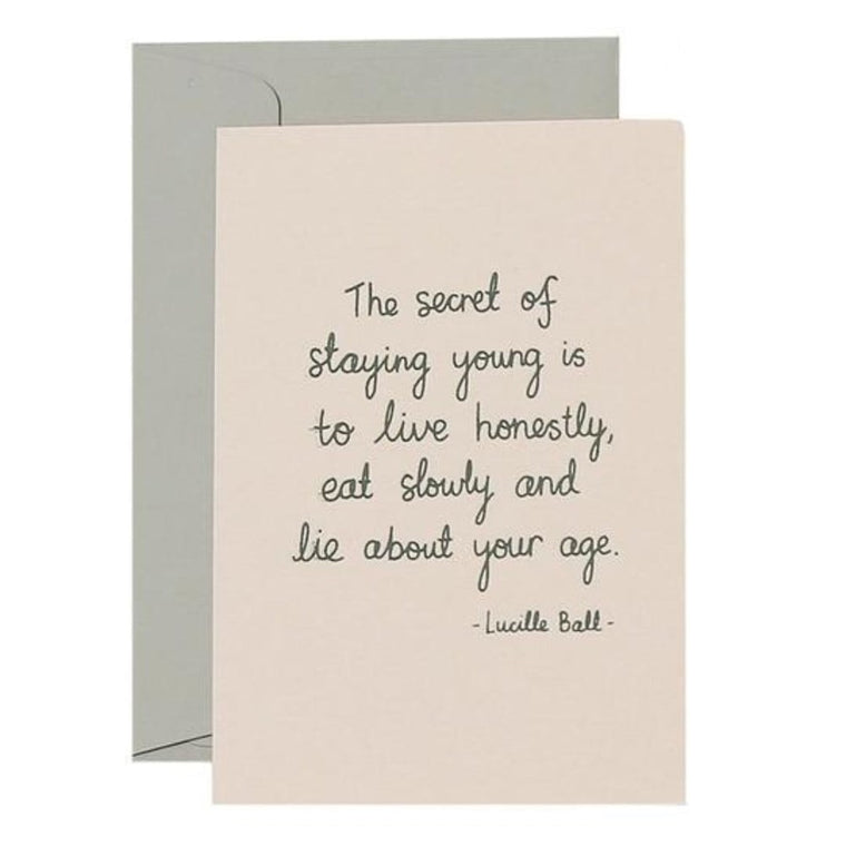 Greeting card | Lucille Ball quote