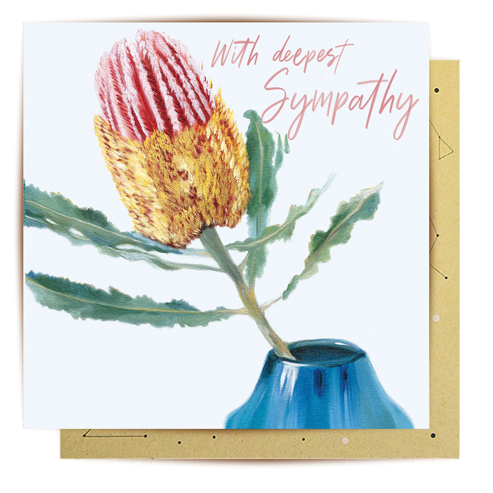 Greeting card | With deepest sympathy