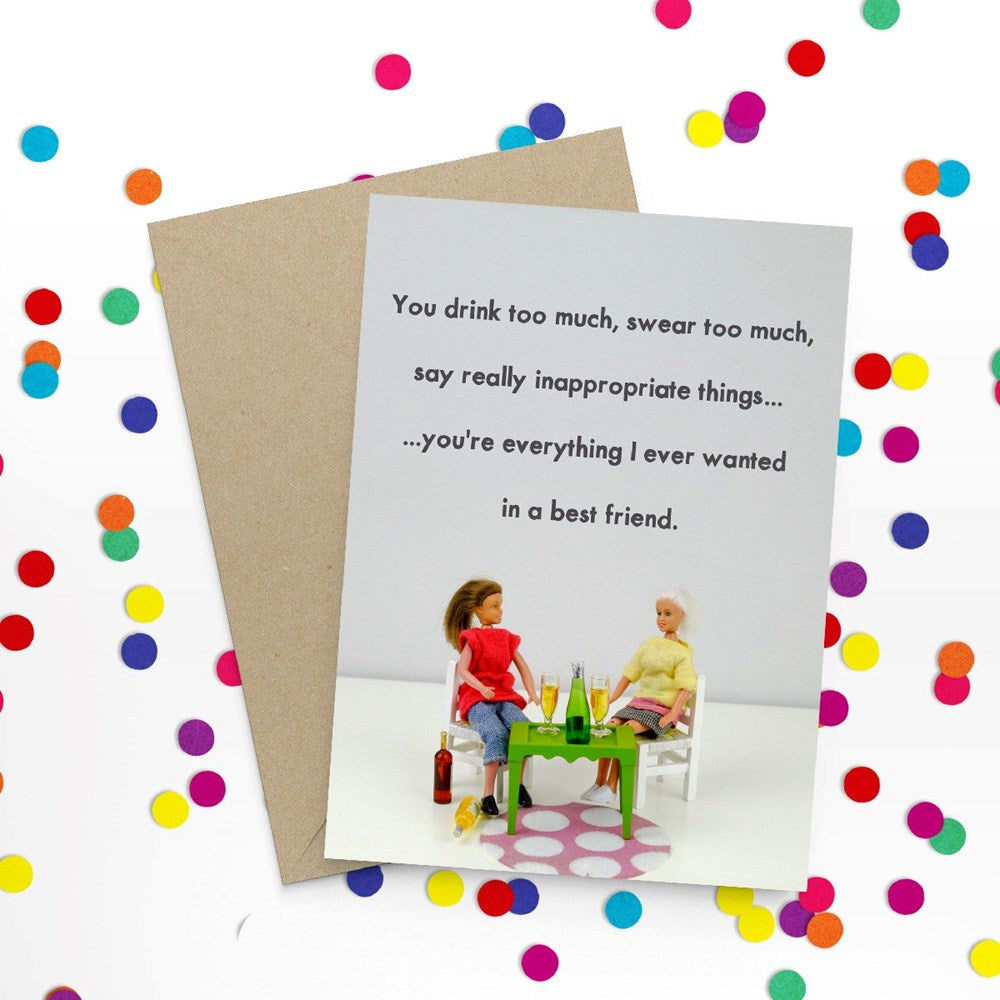 Greeting card | you're everything I ever wanted in a best friend | friendship