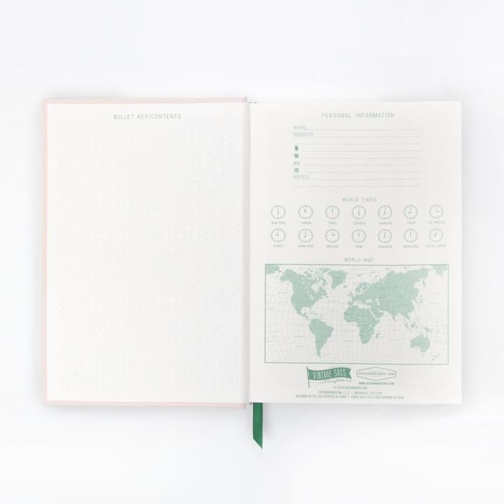 Hard cover notebook | For fox sake | pink