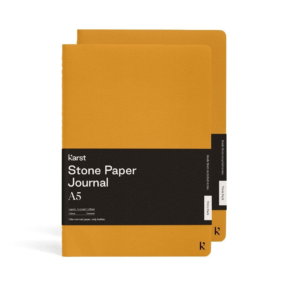 Journal twin pack | Karst | plain & ruled | A5