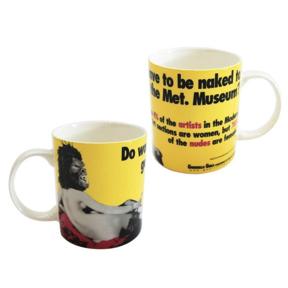 Mug | Do Women Have to be Naked, Met. Museum | Guerrilla Girls