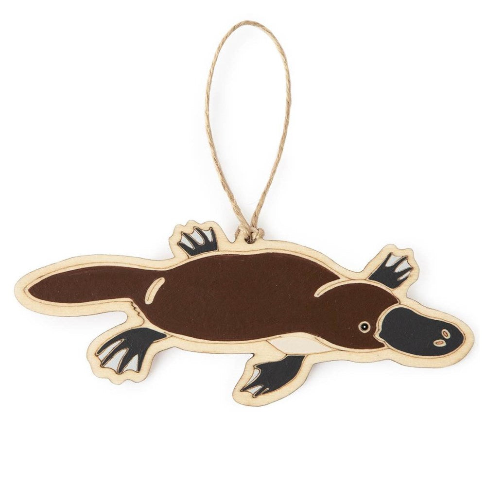 Bauble | Hand painted wood | Platypus