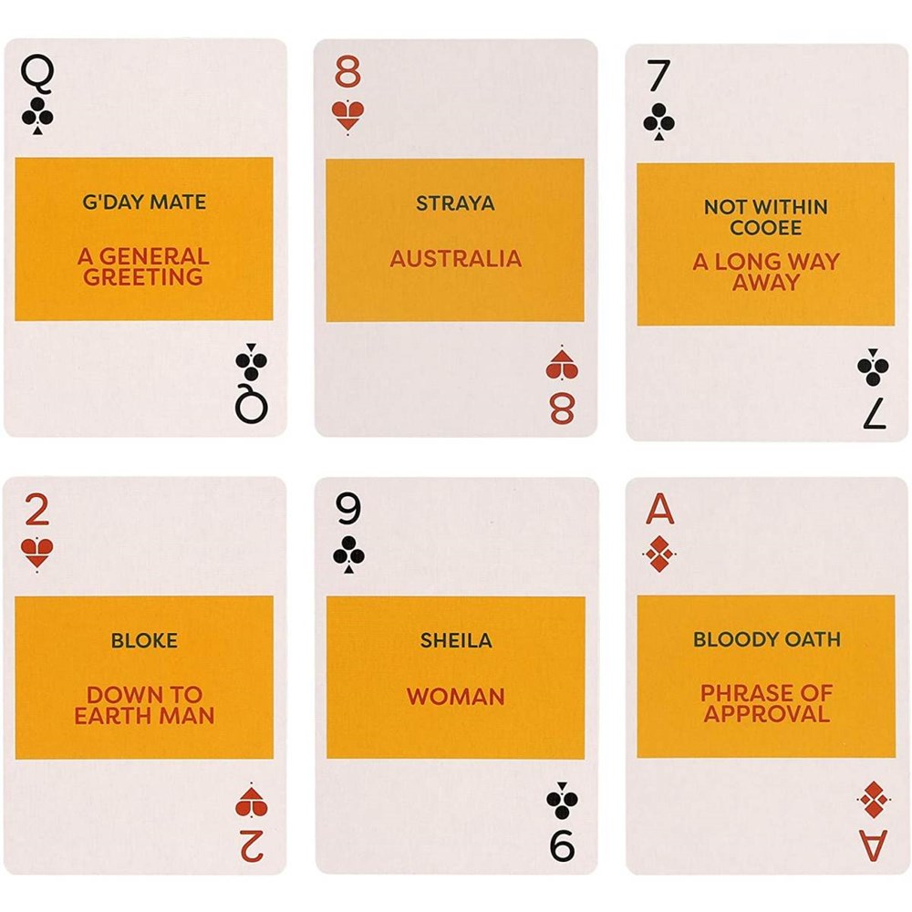 Playing cards | Aussie slang