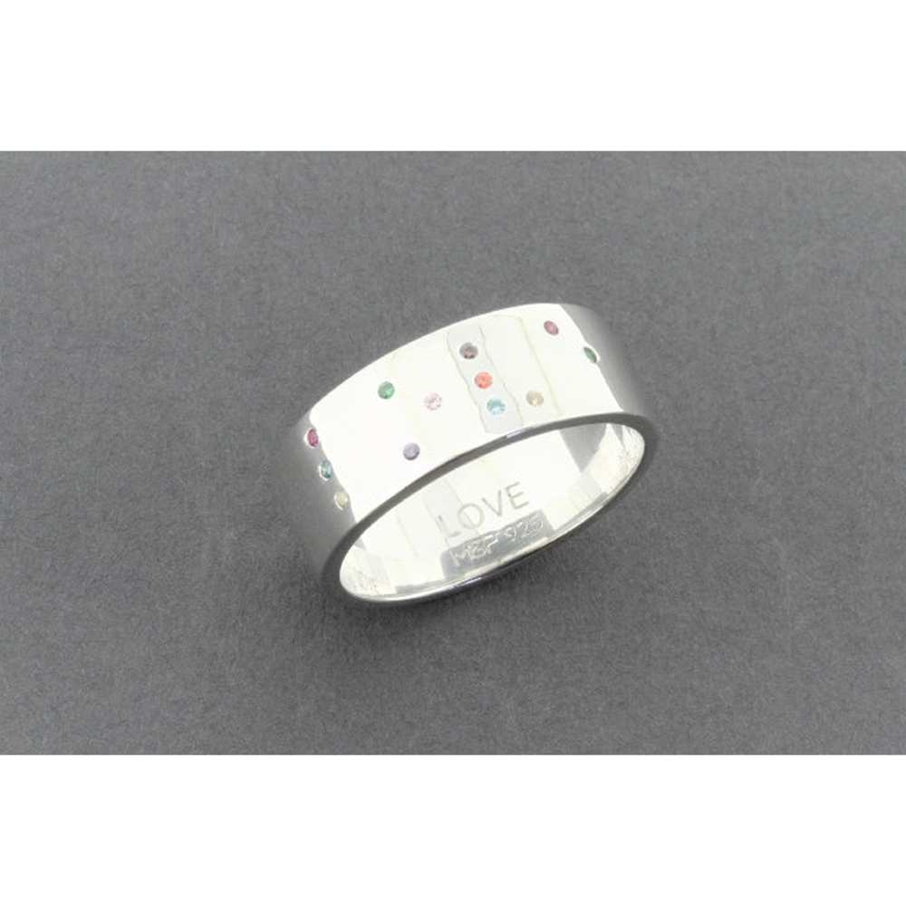 Ring | Braille : Love | Silver