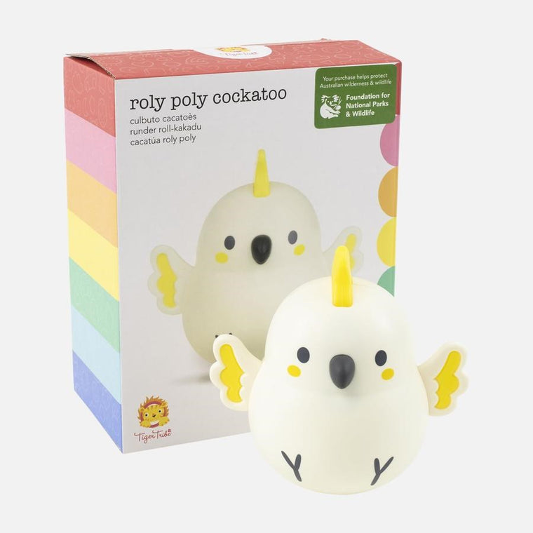 Rolling infants toy | Roly poly cockatoo