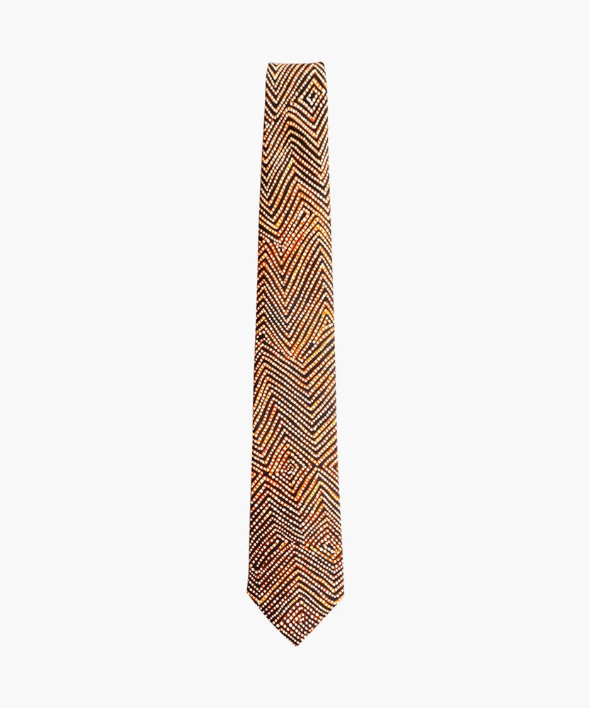 Silk tie | Walka Wiru by Phyllis Donegan  | One of Twelve