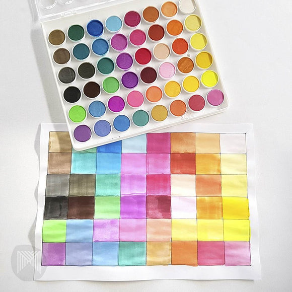 Stylist Watercolour Paints | Palette of 48