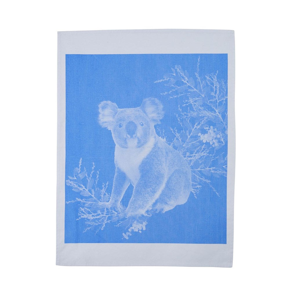 Tea Towel | Koala | Light Blue