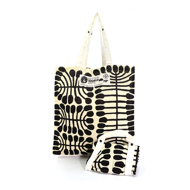 Tote Bag | Mitjili Napurrula | Black on White