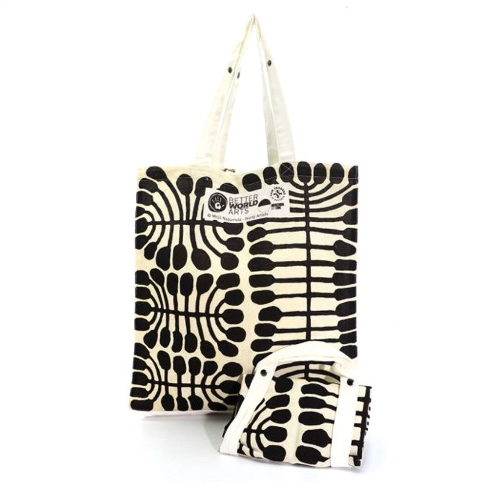 Tote Bag | Mitjili Napurrula | Black on White