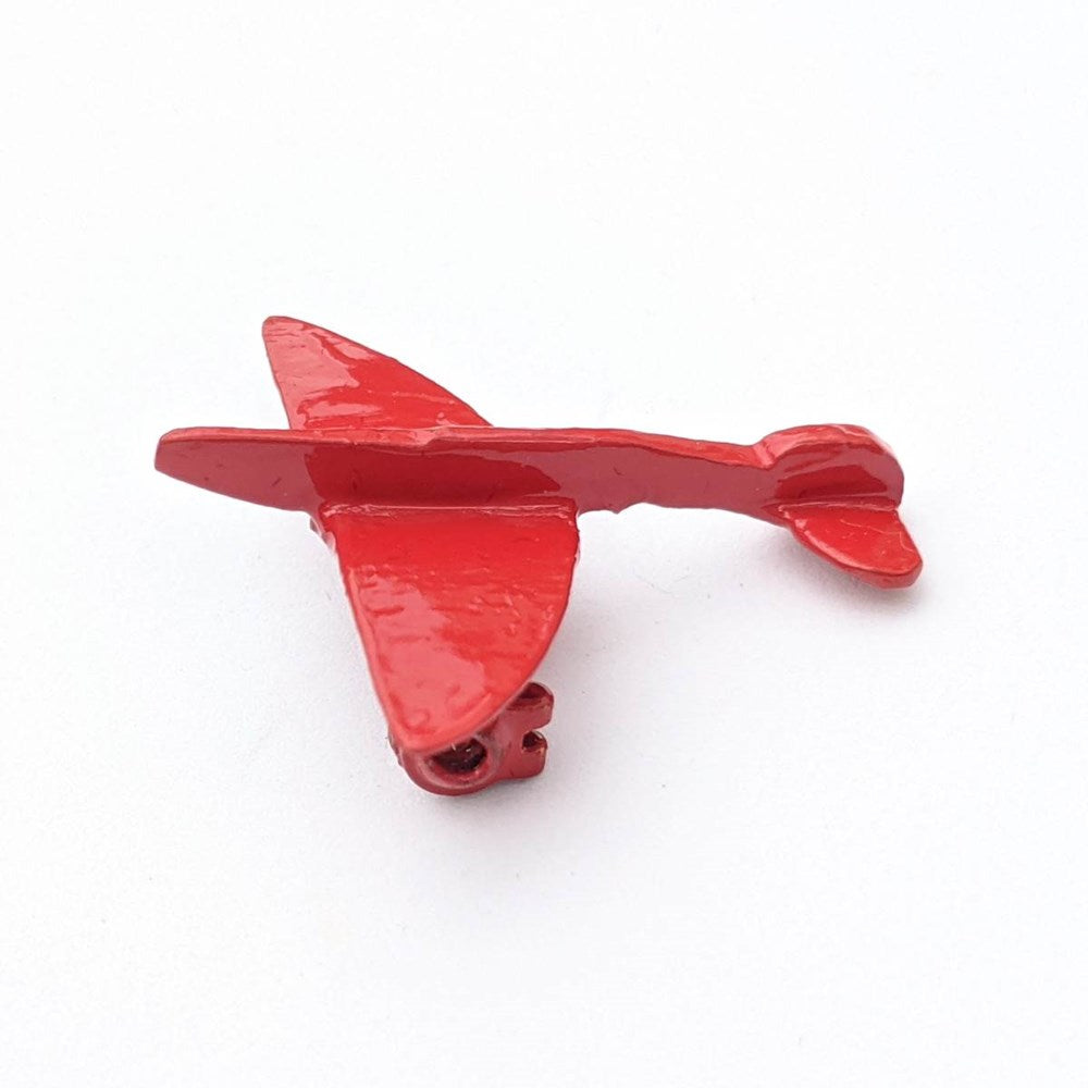 Trench art brooch | Spitfire plane | Martin de Ruyter