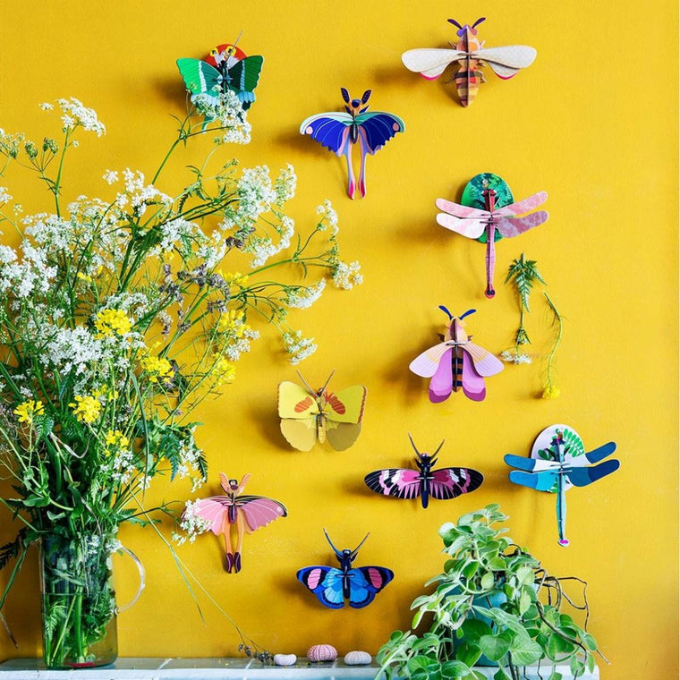 Wall Decoration | Small | Assorted Butterflies, Bees & Dragonflies