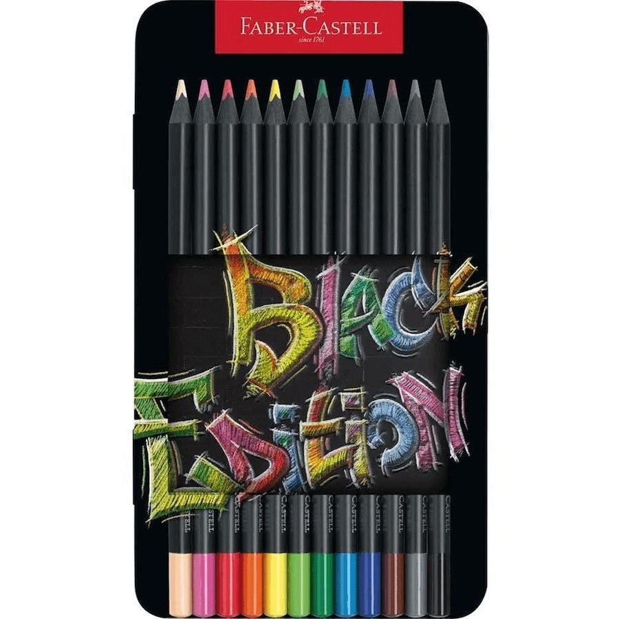Coloured pencil set | Black Edition