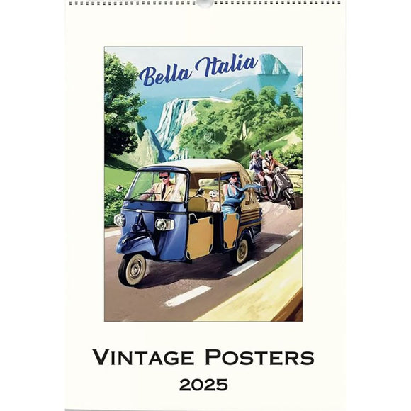 Calendar 2025 | Large | Vintage Posters