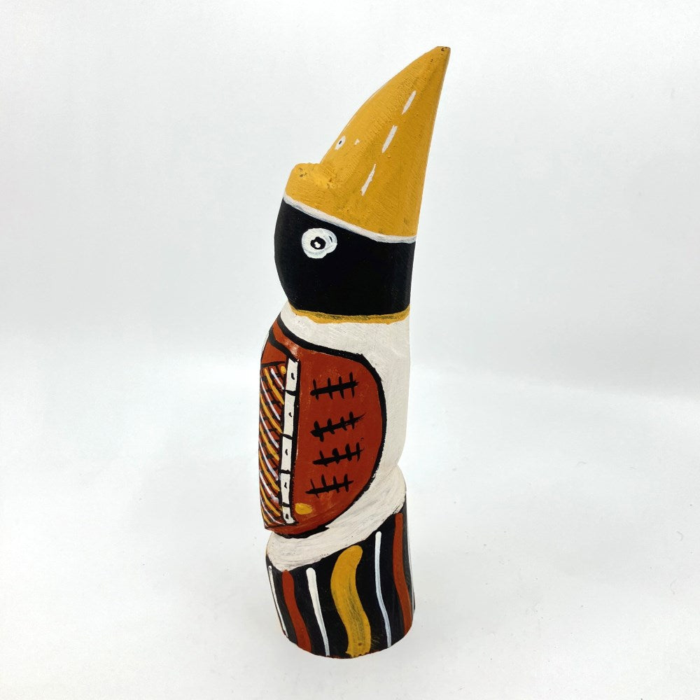 Sculpture | Kookaburra carving by Arthur Puruntatameri | Ngaruwanajirri Inc