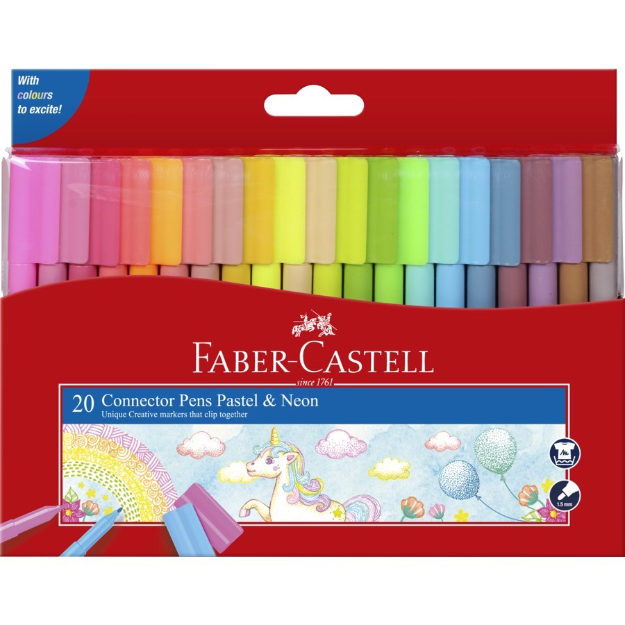 Connector Pens | Pastel & Neon Markers | Faber-Castell
