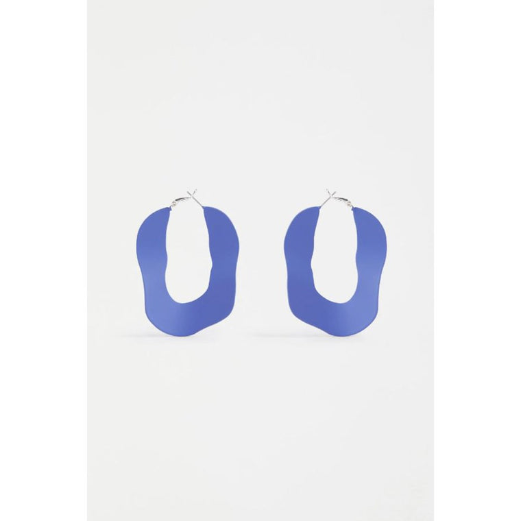 S24 | Earrings | Yara Hoop | Blue