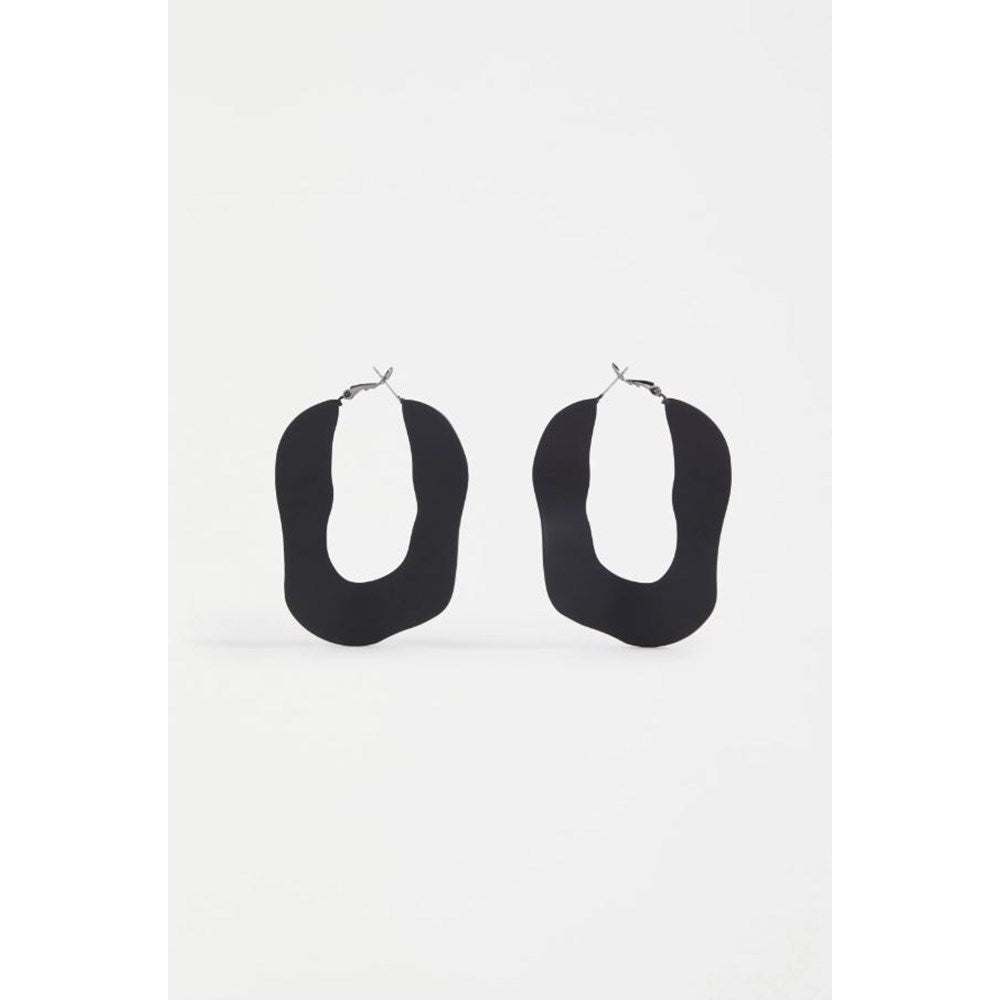 S24 | Earrings | Yara Hoop | Black