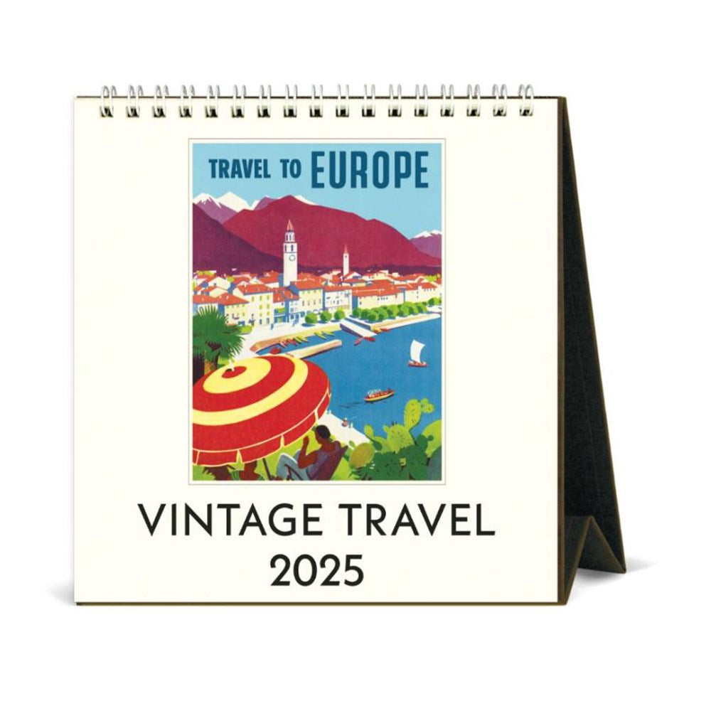 Calendar 2025 | Vintage Travel | Desk