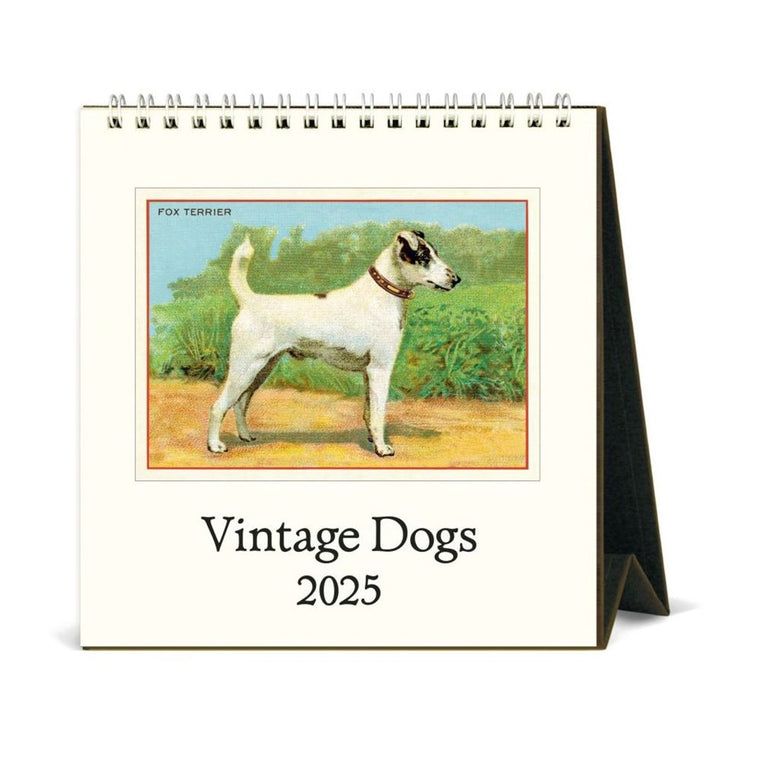 Calendar 2025 | Vintage Dogs | Desk