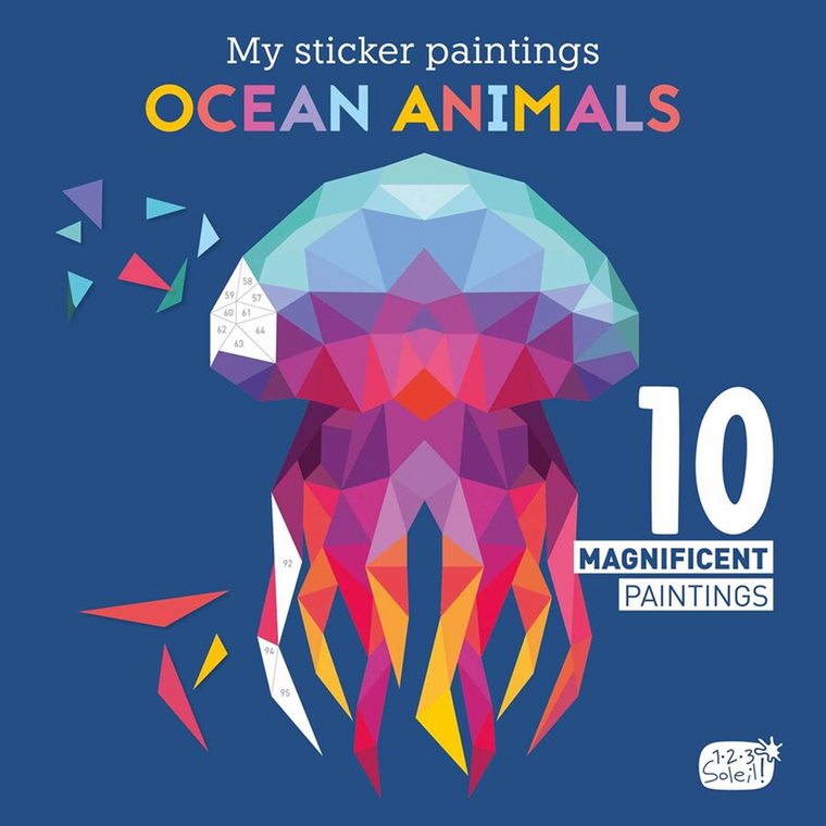 Sticker book | My Sticker Paintings: Ocean Animals