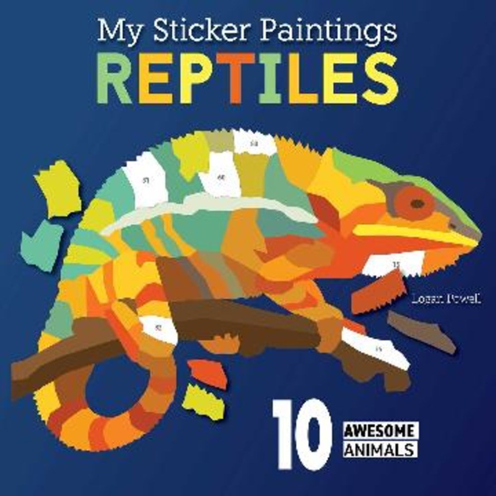 Sticker book | My Sticker Paintings: Reptiles | Author: Logan Powell