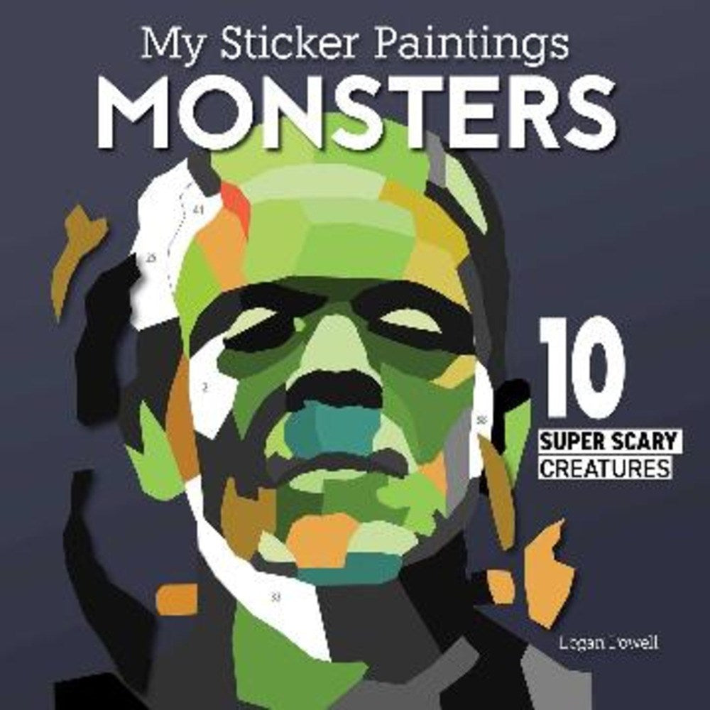 Sticker book | My Sticker Paintings: Monsters | Author: Logan Powell