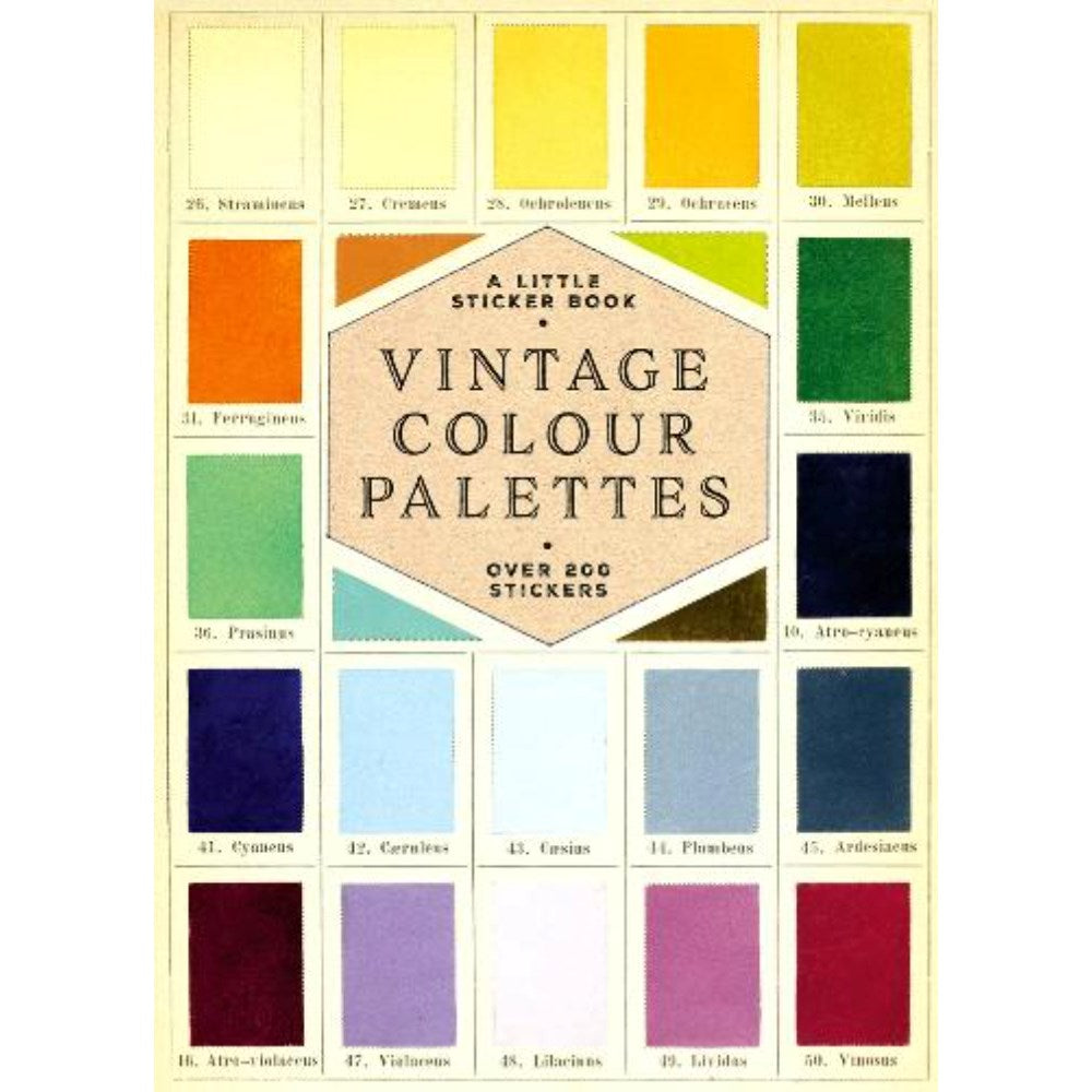 Sticker Book | Vintage Colour Palettes