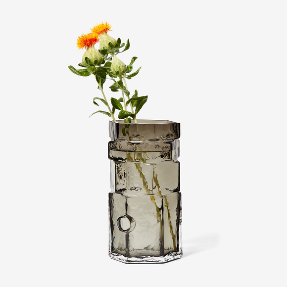 Vase | Hex | grey