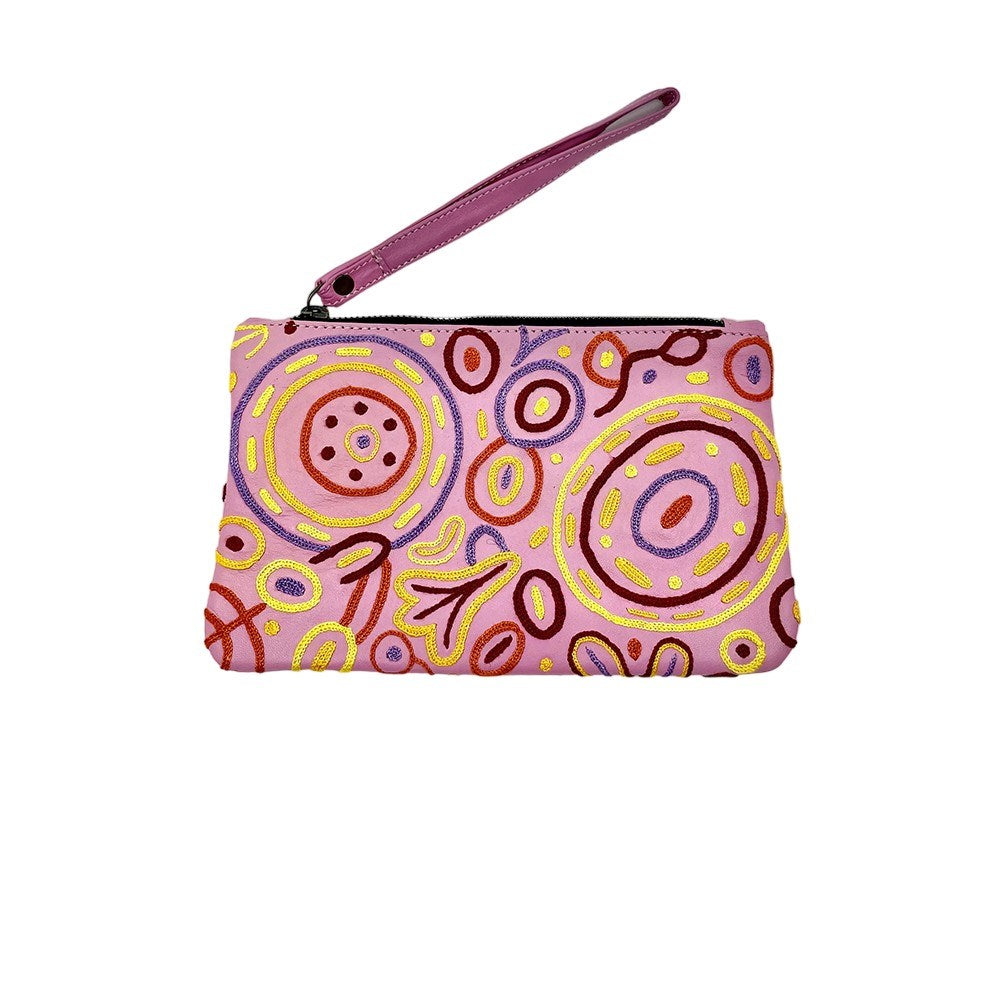 Clutch Bag | Leather | Cedric Varcoe | Pink