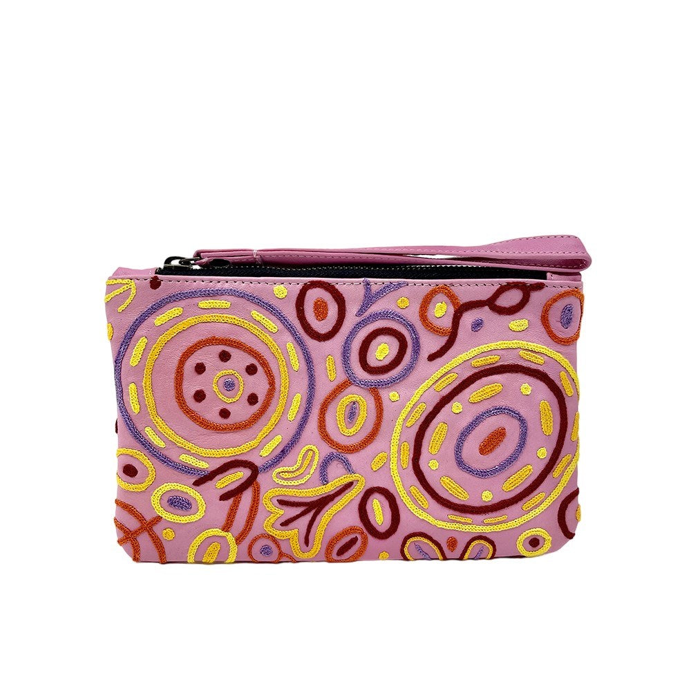 Clutch Bag | Leather | Cedric Varcoe | Pink