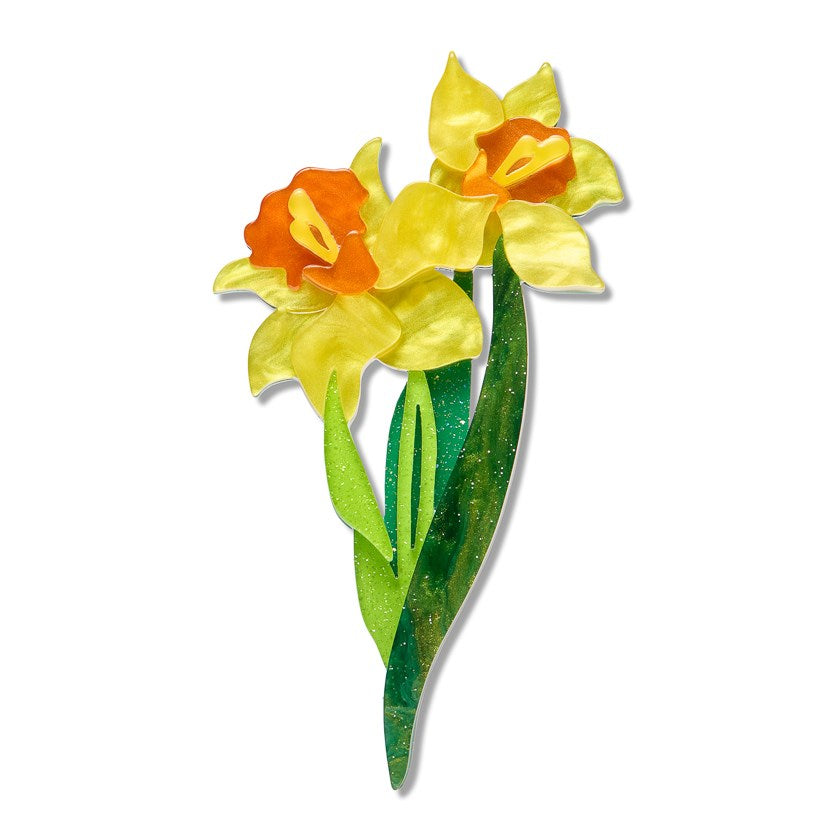 Brooch | Garden Goddess Daffodil | Erstwilder