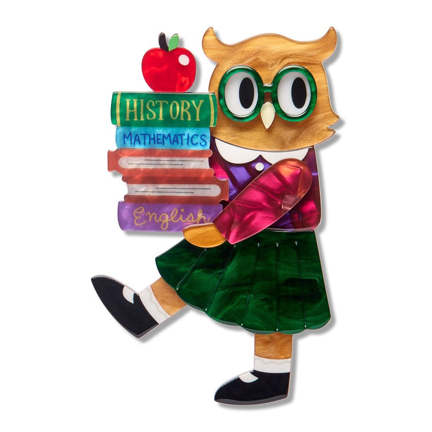 Brooch | Professor Hootsworth | Erstwilder