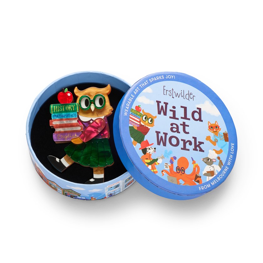 Brooch | Professor Hootsworth | Erstwilder