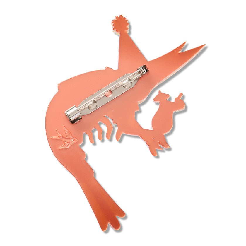 Brooch | Pascal the Party Prawn | Erstwilder