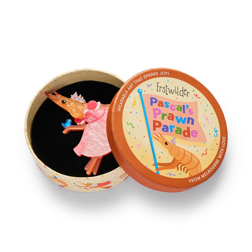 Brooch | Pascal the Princess Prawn | Erstwilder