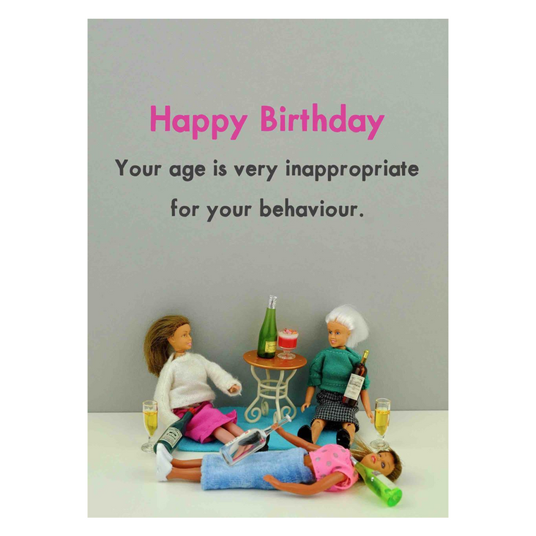 Greeting card | age inappropriate | birthday
