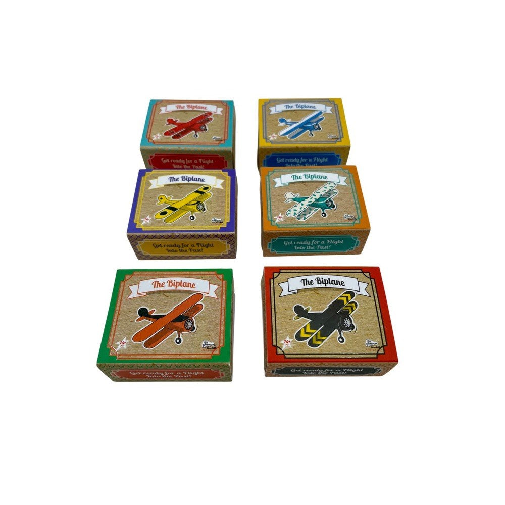 Biplane | Mini Matchbox Tin Toy