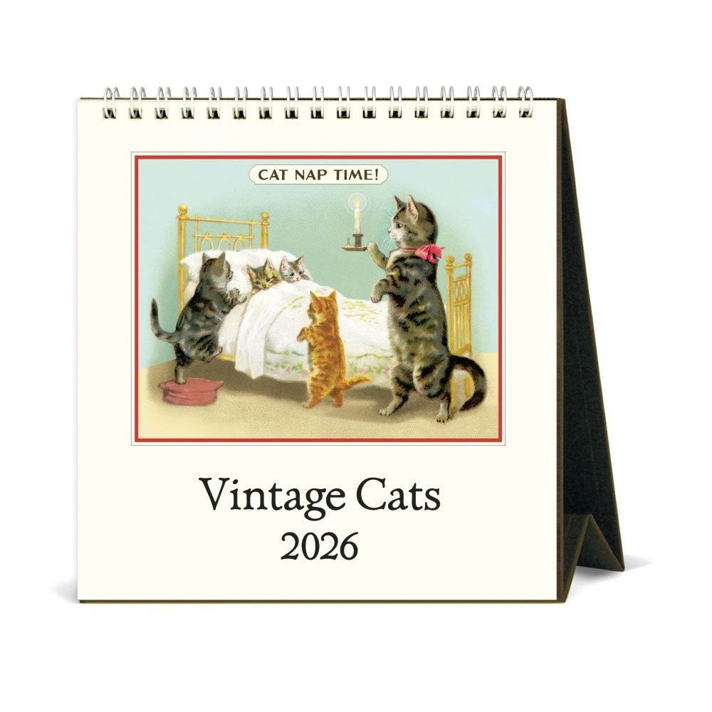 2026 Calendar | Cats | desk