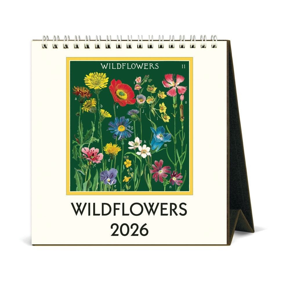 2026 Calendar | Wildflowers | desk