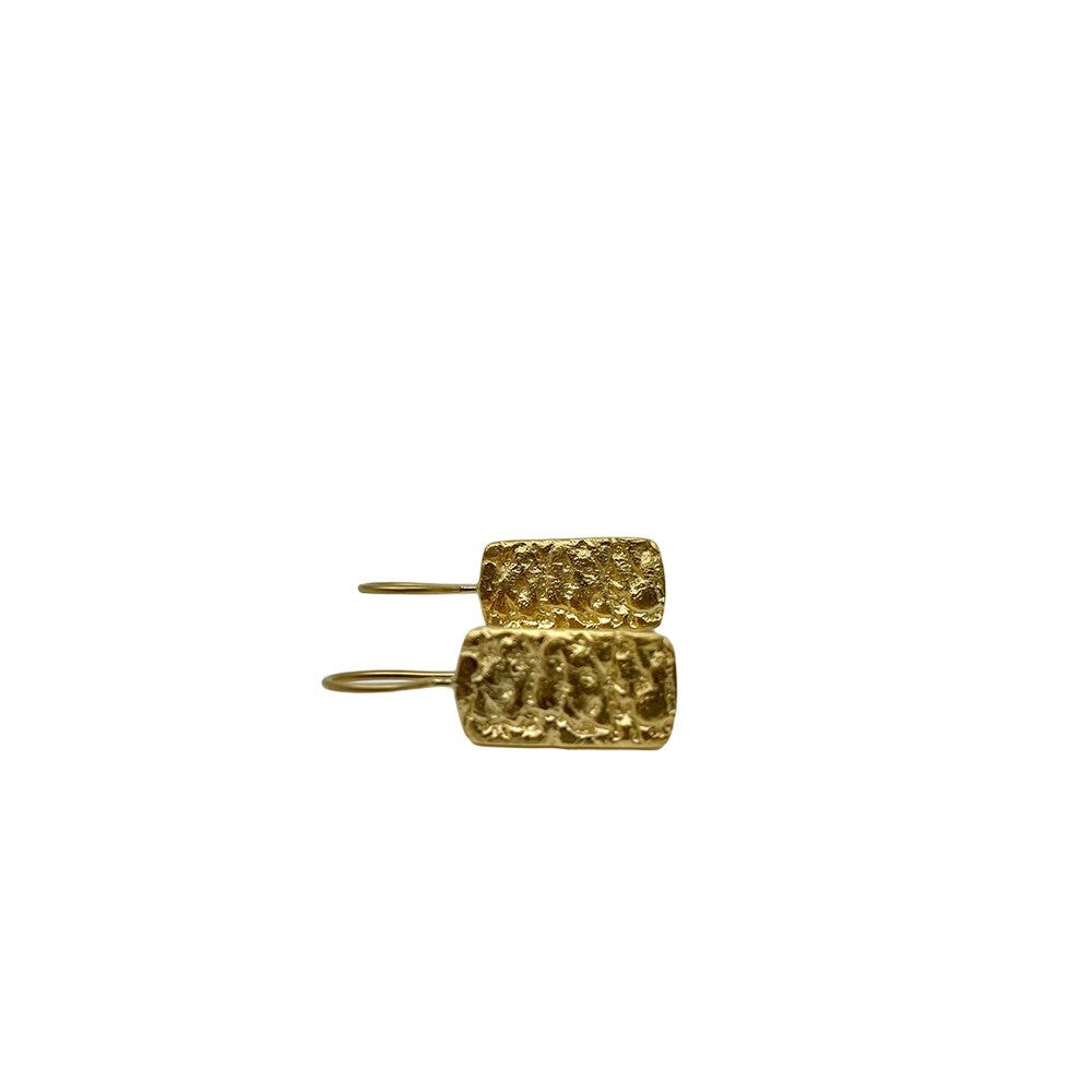 Dog tag earrings discount