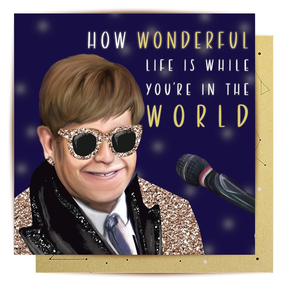 Greeting Card | How wonderful Elton | all occasions