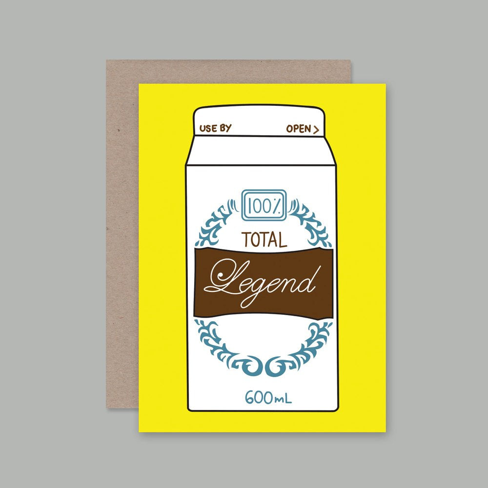 Greeting card | Total legend milk | all occasions