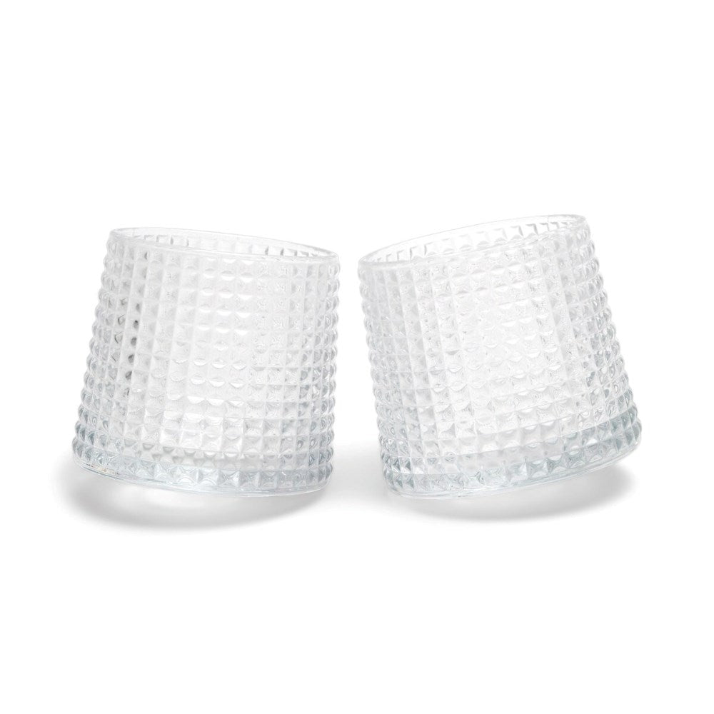 Glasses | Cut crystal Rocking glass | set of 2