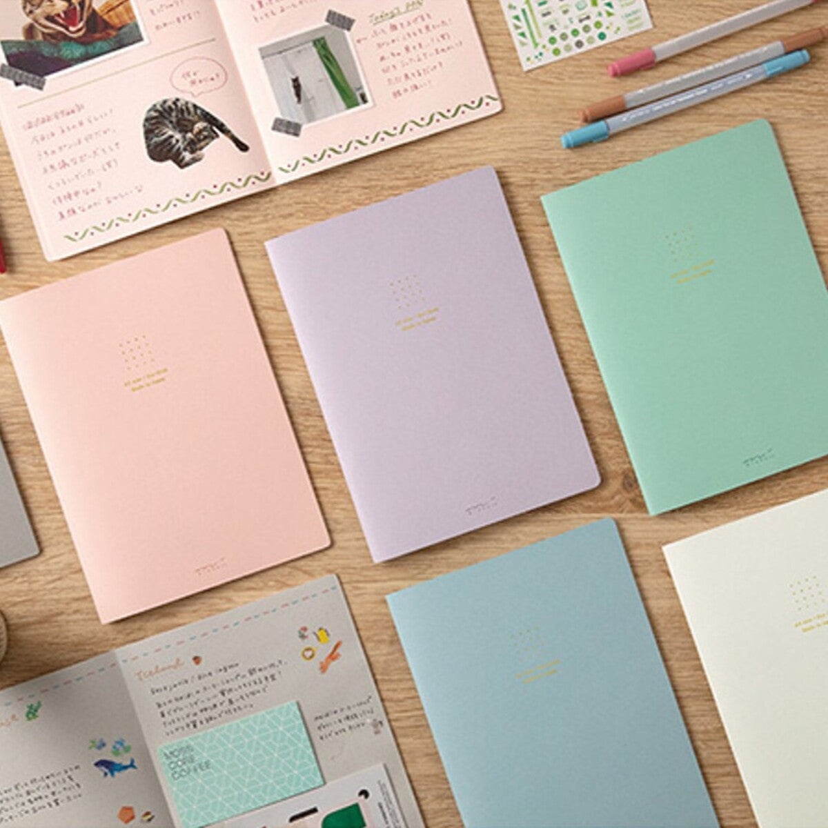 Softcover Notebook | Dot grid | A5 | assorted colours