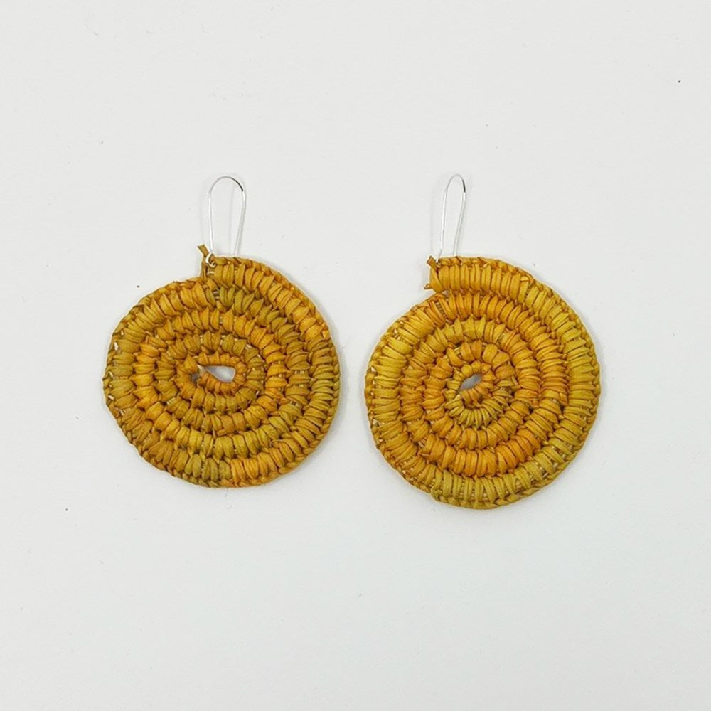 Earrings | Kunkanemkenh Pandanus by Ashiynne Nayinggul | Injalak Arts | large