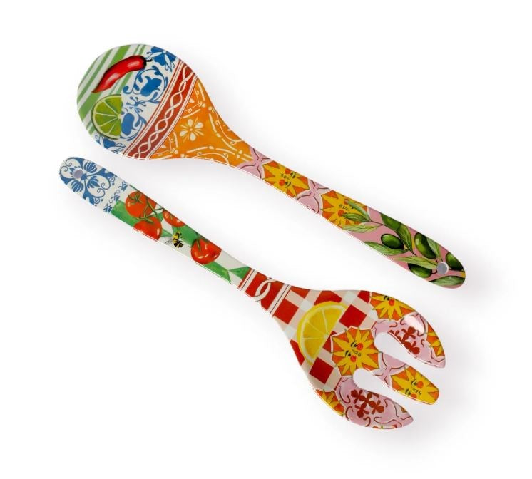 Salad Servers | Italian Summer