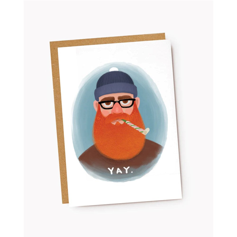 Greeting card | Yay hipster | all occasions