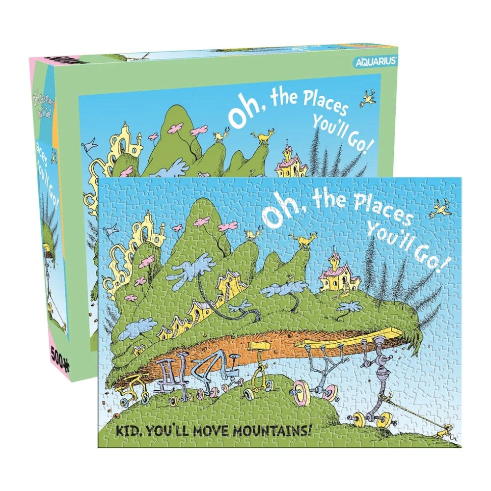 Puzzle | Oh, The Places You'll Go! Dr Seuss | 500 pieces